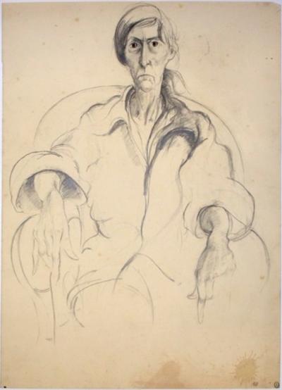 <p><em>Woman on the Boat going to Italy</em></p><p>(also titled (Anna) <em>Portrait of a Woman</em>)</p>