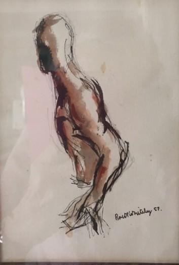 <p>(Male Torso in Profile)</p>