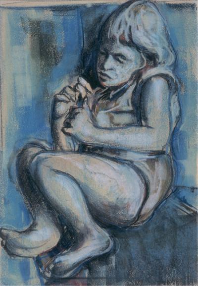<p><em>Blue Girl – after Picasso’s Blue Period via Saturday Evening Post </em></p>