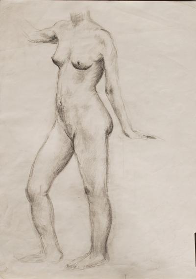 <p>(Life Drawing Class – Female Nude Standing)</p>