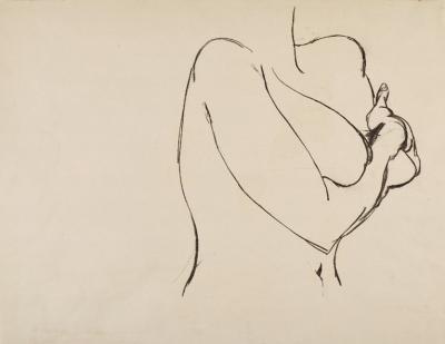 <p>(Nude with Arms Crossed)</p>