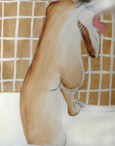 <p><em>Wendy under the Shower</em></p>