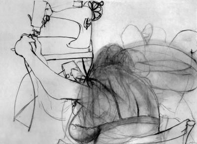 <p>Wendy Sewing [Melbury Road]</p>