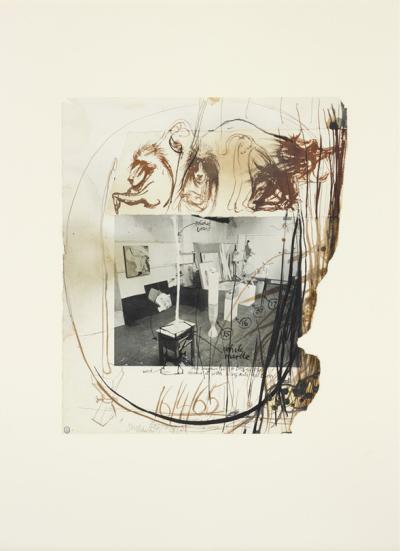 <p>(Design for Catalogue Cover with Studies of Baboons)</p>