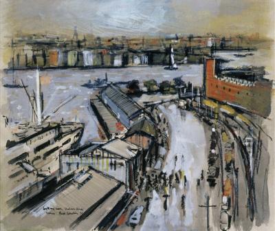 <p><em>Looking North from Unilever House</em></p>