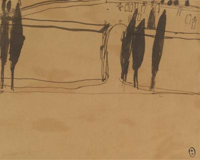 <p><em>Sicilian Cemetery Wall </em></p><p>(alternatively titled <em>Cemetery in</em> <em>Tuscany 11</em>)*</p><p></p>