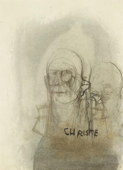 <p><em>Christie</em></p><p>(also titled<em> Study for 'Head of Christie'</em>)</p>