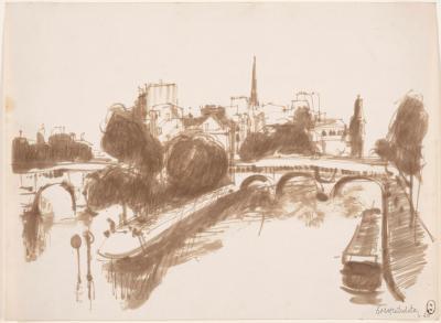 <p>(View of Paris from the Seine)</p>