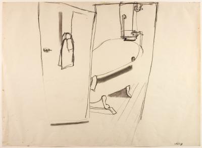 <p><em>Bathroom Drawing</em> [Pembridge Crescent, London]</p>