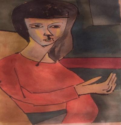 <p>(Figure of a Girl after Modigliani)</p>