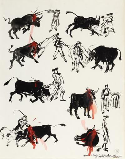 <p><em>Afternoon at the Plaza de Toros, Barcelona </em></p>