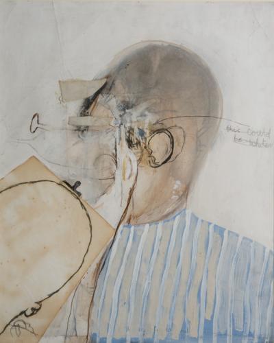 <p><em>Drawing of a Man Drinking </em></p>