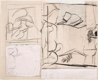 <p>(Sheet of Nude / Landscape Studies)</p>