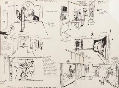 46.67 b            Installation drawing for exhibition at Marlborough New London Gallery, London, 1967   (2).jpeg