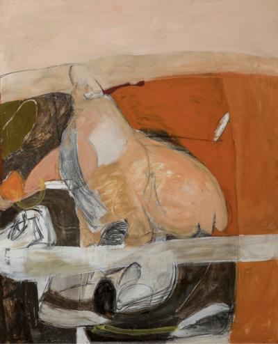 <p><em>Untitled Orange Painting </em></p>