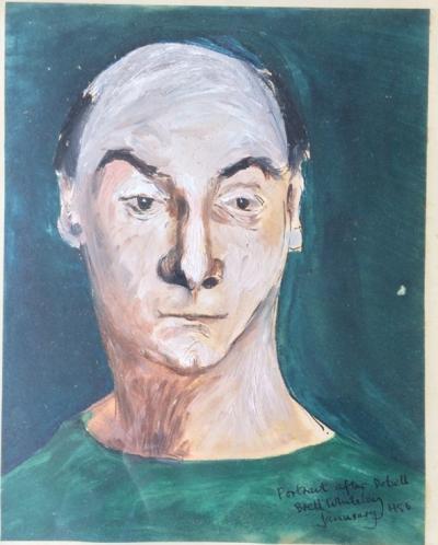 <p><em>Portrait after Dobell </em>(Captain G. U. ‘Scotty’ Allan, A.F.C.)</p>