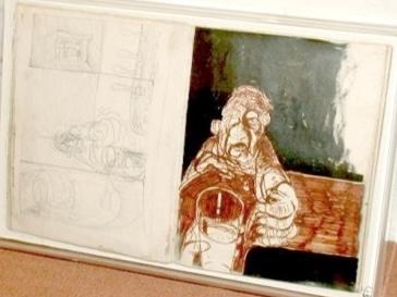 <p><em>Study for ‘The Drinker’</em></p>