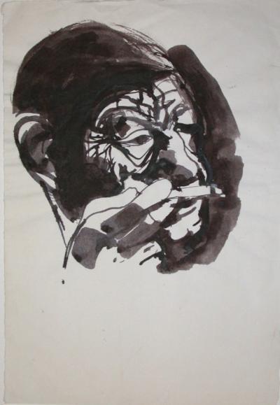 <p><em>Study for Portrait of W. H. Auden</em></p>