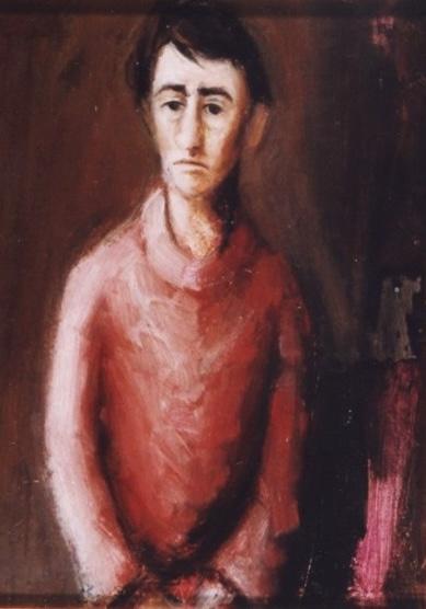 <p>(Portrait of a Man Wearing a Red Pullover)</p>