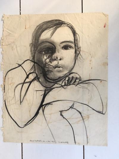 <p><em>David Sylvester as a Boy</em></p>