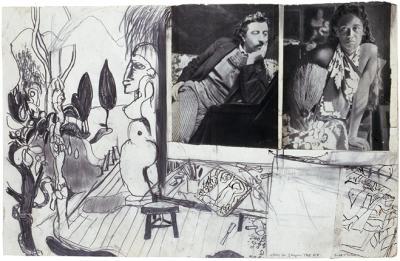 <p><em>Study for~ 'Gauguin'</em></p>