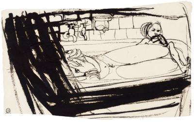 <p><em>Wendy and Arkie in the Bath, Melbury Road </em></p>