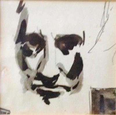 <p>(From the Ferry – Head Study of a Man)</p>