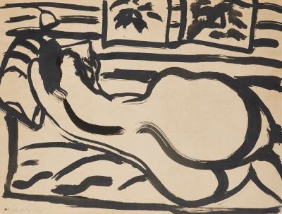 <p><em>Reclining Nude</em></p>