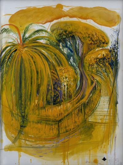 <p><em>First Glimpse of the Morning Sun on the Steps at Lavender Bay</em></p>